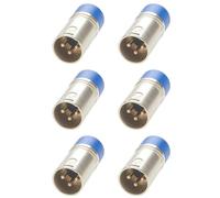 Xnuiasqe 6X XLR 3Pin DMX512 Terminator Resistor,Terminal Resistance for Digital Multiplex Light Moving Heads Light Stage