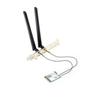 Xnuiasqe 7260AC WiFi Wireless Network Card with 8DB Antenna 1200M Dual Band 2.4G 5G BT4.0 802.11AC Adapter Card for Laptops