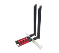 Xnuiasqe 7265AC WiFi5 Card 1200M Dual Band 2.4G/5G BT4.2 PCI-E Wireless WIFI Adapter with 8DB Antenna for Win7 Win8 Win10 Win11