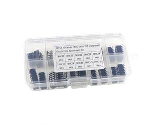 Xnuiasqe 74HC Series IC Assortment 50Pcs 10 Types DIP Integrated Circuit Chips Kit for Electronics Experiment STEM Education
