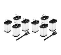 Xnuiasqe 8 Pack Replacement Fabric Filter Compatible for Cordless Handheld Vacuum WV401BL WV401PK WV403BR,Part XFFWV400