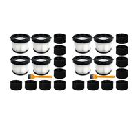 Xnuiasqe 8Pack DCV5011H HEPA Filter for DCV501HB Cordless Handheld Vacuum, with 16 Foam Sleeve Filters & 2 Brush