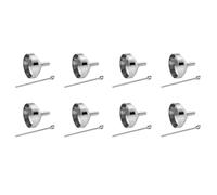 Xnuiasqe 8X Mini Funnels Set Stainless Steel Urn Funnel Filler Kit for Cremation Jewelry Ashes Keepsakes