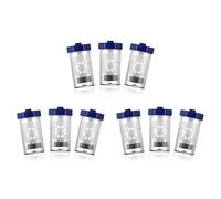 Xnuiasqe 9 Pieces Hydrogen Peroxide Contact Lens Case Cleaner, Eye Scleral Contact Lens Stiff Clip Washer Machine, Portable