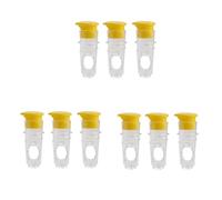 Xnuiasqe 9PCS Mini Manual Lemon Squeezer, Portable Lemon Juicer, Multifunctional Fruit Juicer for Your Kitchen