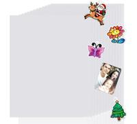 Xnuiasqe A4 for Inkjet Printer Compatible Printables Sheets, 24Pcs Semitransparent Paper for Kids Projects Plastic B