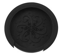 Xnuiasqe Acoustic Guitar Sound Hole Cover Block Plug Screeching Halt for 40"/41" EQ Black