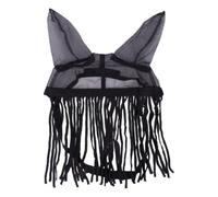 Xnuiasqe Adjustable Bonnet Horse Fly Mask with Tassels, Breathable Design for Riding, Ranch& Stable Comfort(L)