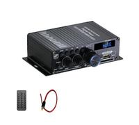 Xnuiasqe AK380 Bluetooth Digital Amplifier HiFi Audio Karaoke 2 Channel Home Theater Amplifier Class D Amplifier USB SD AUX Input