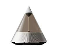 Xnuiasqe Aromatherapy Atmosphere Lamp Bluetooth Speaker Quantum Light Bedroom Bedside Hifi Sound Wireless Stereo Subwoofer Sliver