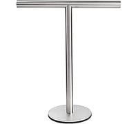 Xnuiasqe Bathroom Hand Towel Holder Stand Stainless Steel Bathroom Towel Holder T Shape Hand Towel Holder Stand 304 Stainless Steel for Bathroom Kitchen Countertop