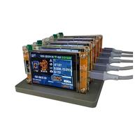 Xnuiasqe Bitcoin Home BTC Smart Display 2.8 Inch 5000KH/S + 5 Slots Base Upgraded Harshrate Crypto Solo Miner