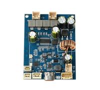 Xnuiasqe Bluetooth Amplifier Board 2x25W Output High Low Frequency Adjustable Power Amplifier Module DC 6.6V-8.4V with Type-C