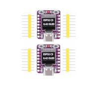 Xnuiasqe -C3 Development Board 2.4G Wifi 4 BT Module with 0.42" OLED Display 4MB Flash Ceramic Antenna USB Type-C Supermini Development Board