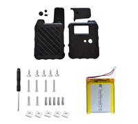 Xnuiasqe Case and 3000mAh Battery Set for Wio Tracker L1 Development Board - All-in Enclosure Screen Protection Shell Black