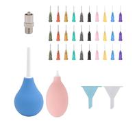 Xnuiasqe Ceramic Tip Applicator Bottle Metal Ceramic Tip Applicator Bottle Metal for Pottery Glaze Sliding Tail Pottery Glaze Squeeze Bottle for Clay Supplies