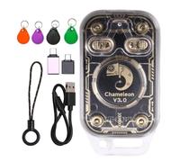 Xnuiasqe Chameleon V3.0 RFID Smart Card Emulator Smart Chip Reader +4XUID Keychain ID IC 125K 13.56M Tag Copyer NFC Reader Writer