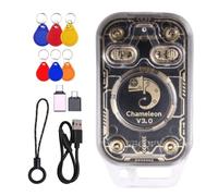Xnuiasqe Chameleon V3.0 RFID Smart Chip Reader ID IC Tag Copyer NFC Reader Writer Smart Card Emulator+3XUID/CUID Keychain