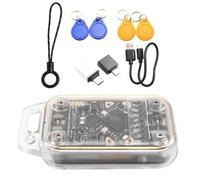 Xnuiasqe Chameleon V3.0 RFID Smart Chip Reader ID IC Tag Copyer NFC Reader Writer Smart Card Emulator+2XUID/CUID Keychain