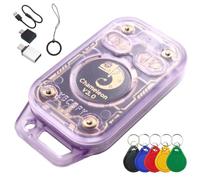 Xnuiasqe Chameleon V3.0 RFID Smart Chip Reader Smart Card Emulator NFC Reader Writer+5XUID Keychain ID IC 125K 13.56M Tag Copyer