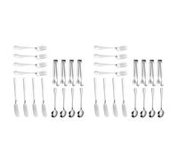 Xnuiasqe Cheese Butter Spreader Knives Set 32 Pieces Charcuterie Accessories Stainless Steel Butter Knives Serving Tongs (Silver)