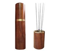Xnuiasqe Coffee Tamper Stainless Steel Needles Wood Handle Espresso Powder Stirrer Distributor Leveler Tools Kitchen Accessories