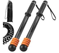 Xnuiasqe Cordless Battle Rope for HIIT& Cardio Full-Body Workout Tool- 2PCS Adjustable Weighted Ropeless Battle Ropes Black