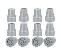 Xnuiasqe Crutch Tips, 7/8Inch Heavy Duty Non-Slip Rubber Cane Tips, Replacement Cane Foot Caps, Crutch Pads,12 PCS