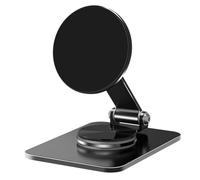 Xnuiasqe Desktop Cell Phone Stand Desktop Magnetic Phone Stand 360° Rotation for Most Smartphones Foldable