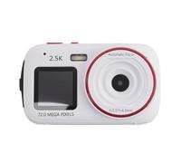 Xnuiasqe Digital Camera 16x Zoom Dual Screen 72MP HD Camera with MP3 Player Function Auto Focus Camera for Kids White