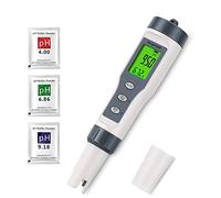Xnuiasqe Digital PH Meter for Water, TDS/PH/Temp Meter, Water Tester for Drinking Water, Swimming Pool, Hydroponics