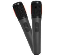 Xnuiasqe Digital Wireless Microphones,Rechargeable Battery,Clear Voice, Stable 2.4GHz Connection, for All PartyBox Speakers,2Pcs