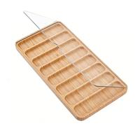 Xnuiasqe Dustproof Wooden Watch Band Storage Box 8 Slots Watch Band Organizer Case Tray Storage Case