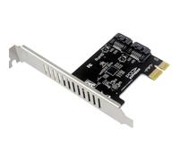Xnuiasqe Expansion Card, Computer Host Accessories, 2-Port Controller, Cooling Adapter, Ideal for Workstation Systems,Desktop Use