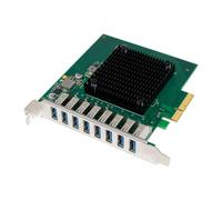 Xnuiasqe FL1100 PCIe X4 Expansion Card USB3.2 Gen1 TYPE-A 8 Port 5Gbps USB 3.0 HUB Adapter Supports Hardware-Based LPM