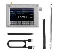 Xnuiasqe FM RDS AM Full Band Radio Receiver ATS-Decoder Air V4.2x 4inch Si4735 Bluetooth with 4-Inch Touch Screen Upgrade