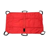 Xnuiasqe Foldable Dog Stretcher with 6 Handles Waterproof Pet Transport Large Load Bearing Capacity Red