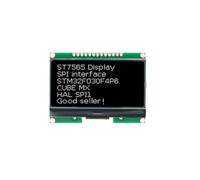 Xnuiasqe Font SPI Interface 12864 LCD COG Module 12864-06D Dot Matrix Display Screen Featuring Chinese Characters A