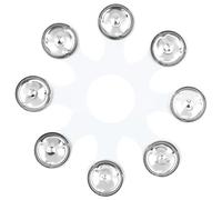 Xnuiasqe For Drum Kit Accessories Set- Cymbal Bell, Tambourine, Hi-Hat, for Drum Percussion Supplies, 8-for Drum Ring