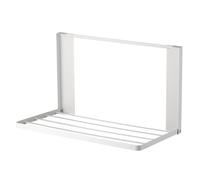 Xnuiasqe For Washing Machine Compatible Foldable Magnetic Space-Saving Laundry Room Organizer White