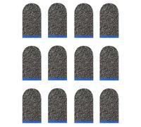 Xnuiasqe Gaming Finger Cots, Non-Slip, Sweat-Proof Touchscreen Gloves, Breathable, Chicken Finger Cots 12-Piece Set