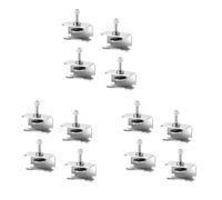 Xnuiasqe Glass Bed Clip Compatible with 3/3 Pro/V2/3S, 5/Pro, Adjustable 3D Printer Clip Clamp Accessories,12 Pcs