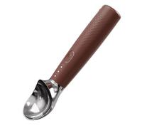Xnuiasqe Heated Ice Cream Scoop, Rechargeable USB-C Fast Charging, 3-Speed Electric Warming Scooper for Hard Gelato/for Soft Ice Cream Brown