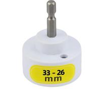 Xnuiasqe Hex Shank Handheld Electric Bottle Capping Tool Plastic Bottle Sealing Adapter 26-33mm