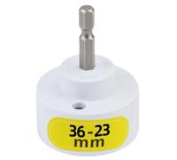 Xnuiasqe Hex Shank Handheld Electric Bottle Capping Tool with Plastic Bottle Sealing Adapter 23-36mm