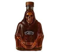 Xnuiasqe High Borosilicate Glass for Whisky Bottle 330ml-, Ideal for Spirits Storage, Great Gift for Enthusiasts B
