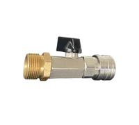 Xnuiasqe High Pressure Washer Ball Valve 1/4 and M22 14Mm Quick Connector for Power Washer Hose Control Water Switch