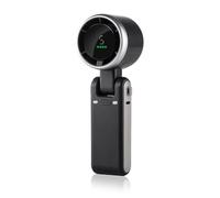 Xnuiasqe High-Speed Rechargeable Mini Fan-Portable Handheld Turbo Fan 4000mAh Battery for Travel, Black