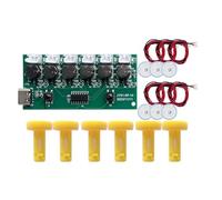 Xnuiasqe Humidifier Module Kit Ultrasonic Nebulizer Mist Driver Circuit Board Featuring 6 Nozzle Interface Connection Points for Nebulization Control B