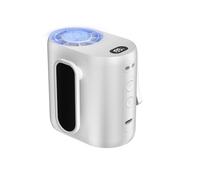 Xnuiasqe Ice-Cooling Handheld Portable Fan Rechargeable 4000mAh 1-199 Speed Portable Mini Fan for Work Camping Outdoor Hiking White